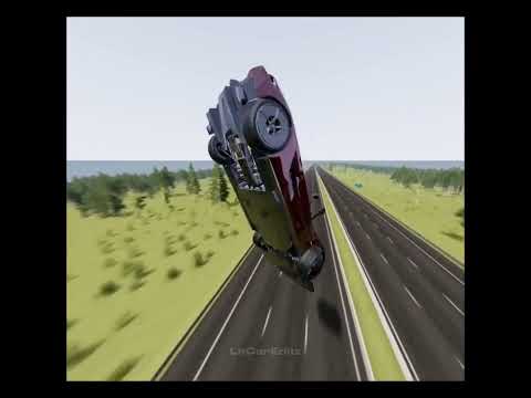 Koenigsegg Jesko takes off in the autobahn ☠️ #shorts #brazilfunk #cars #beamng #beamngdrive