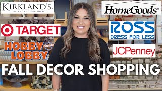 FALL DECOR SHOPPING HAUL 2025 | FALL DECOR SHOP WITH ME | SHOPPING 6 DIFFERENT STORES FOR FALL DECOR