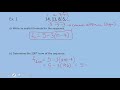 Linear Functions and Arithmetic Sequences