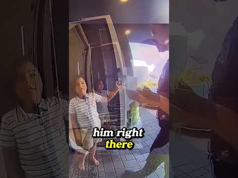 She knocked on the door… but didn’t expect this 😱
