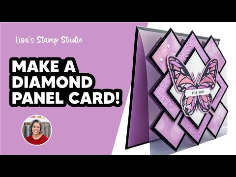 Make a Beautiful Multi Diamond Panel Card!