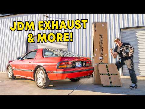 First Mods to the ORIGINAL RX7! *Parts from Japan!*