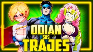 Personajes que ODIAN su SUPER TRAJE