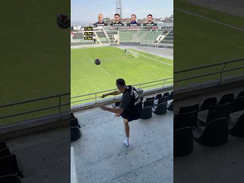 Tribünden Kaleye Gol Challenge! V2 🤩⚽️🏟️