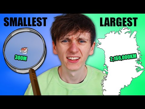 The World's SMALLEST & LARGEST Islands...