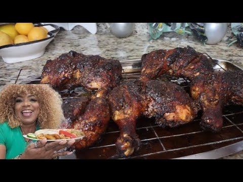Oven baked 🤤 WORLD'S BEST JUICY OVEN BAKED JAMAICAN JERK CHICKEN RECIPE From Start To Finish