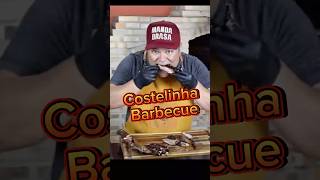 Costelinha Perfeita ao Molho Barbecue! Suculenta, Fácil e Irresistível. #Shorts #churrasco #costela