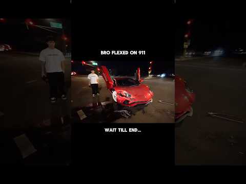 Bro flexed on 911 #viral #cars #brez #fastflame #cartok #luxurycars #lamborghini #money