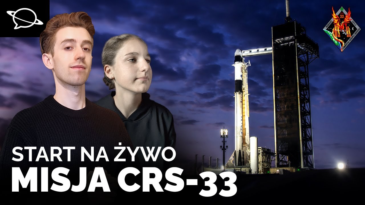 🔴 Falcon 9 wynosi towarowego Dragona w kierunku ISS! | CRS-33