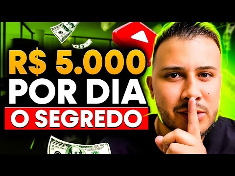 ELE CONTOU O QUE FAZ PARA LUCRAR R$5.000 POR DIA COM SEU CANAL DARK (FICOU FÁCIL, É SÓ FAZER ISSO!)