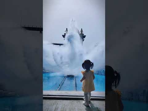 चिंकी पानी से बहुत ज्यादा डर गई #waterpark #shortvideo #viralgadgetshorts
