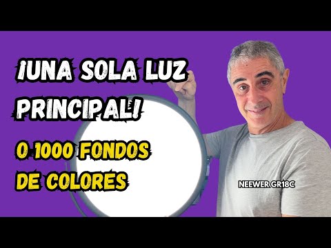 Neewer GR18C, la única luz que necesitas para grabar vídeos como un profesional