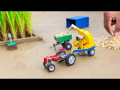 diy tractor straw blower machine science project ||  @KeepVilla