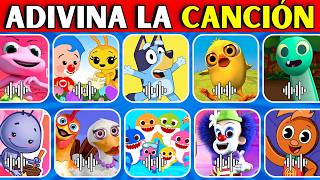 ¡Adivina Las CANCIONES INFANTILES Por La INTRO😀🎶Bartolito🐓Bluey💙Plim🤡 ¿Como se llama la Canción?🎵