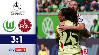 TORHÜTER-FREISTOßTOR VON DER MITTELLINIE! | Wolfsburg - Nürnberg | Highlights - Frauen-Bundesliga