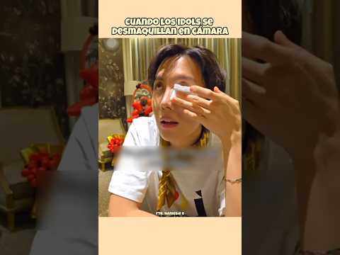 Cuándo los idols se desmaquillan en cámara