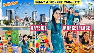 ☀️ Why Everyone Loving MIAMI, Florida ? | Visiting Bayside Marketplace/Espanola Way | USA Tamil VLOG