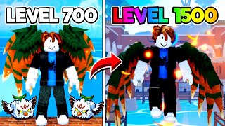 UPEI DO 700 AO 1500 COM A NOVA EAGLE DESPERTADA NO BLOX FRUITS - ROBLOX