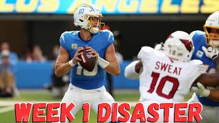 The Chargers Were Terrible Week 1