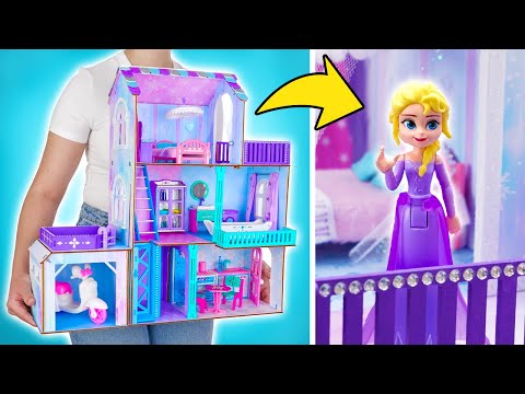 परफेक्ट आइस पैलेस 👸🏼❄️🏠 एल्सा के लिए DIY आइडियाज