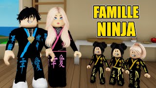 J'AI CRÉE MA FAMILLE DE NINJA SUR BROOKHAVEN ! ROBLOX