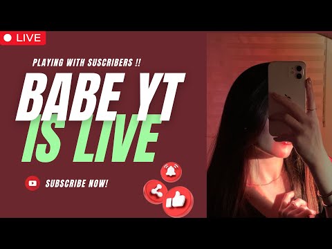 BABE YT IS LIVE NOW 😍 || 100K SPECIAL LIVE 💫♥️ - #freefirelive #fflive #babeytlive