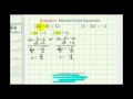 Understanding Absolute Value Equations