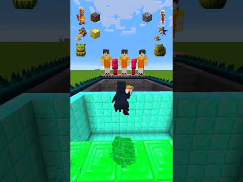 Los Tralaleritos VS Italian Brainrot Mobs Longest Jump TEST 5! #minecraft #italianbrainrot