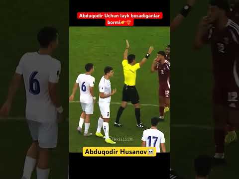 Abduqodir Husanov ๐บ๐ฟโค๏ธ