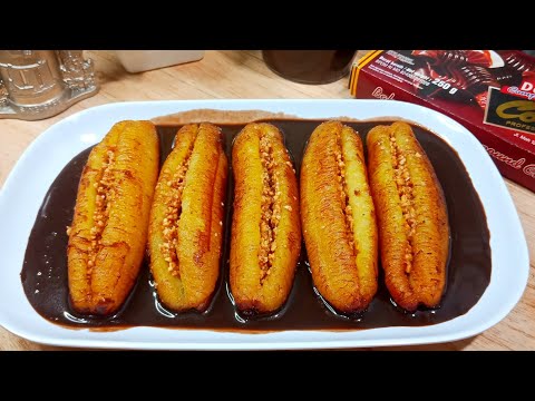 SIMPEL CARA BUATNYA RASANYA SANGAT ENAK !! PISANG GORENG FLA COKLAT