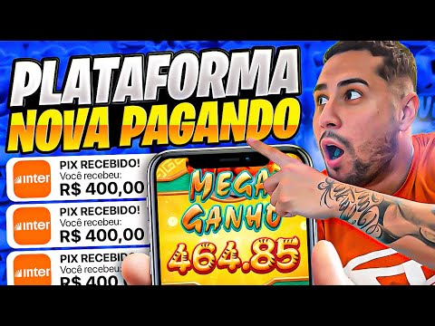 PLATAFORMA NOVA LANÇADA HOJE - PLATAFORMA NOVA - PLATAFORMA NOVA PAGANDO EM 2025 - NOVA PLATAFORMA