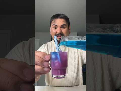 Tiny water of the day!  💜💙 #shorts #water #watertok #wateroftheday #recipe