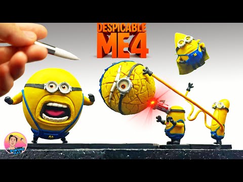 Making Mega Minions with Polymer Clay. DESPICABLE ME 4 (2024)