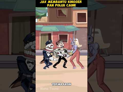 Jax Membantu Kingger Dan Polisi Caine #shorts