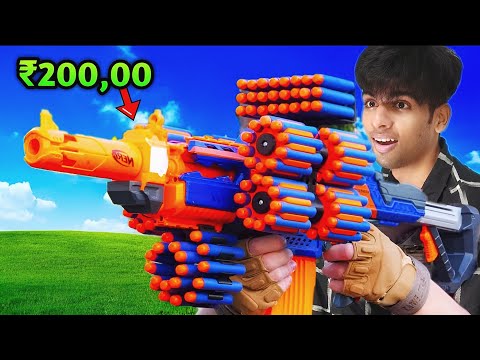 I BOUGHT THA MOST EXPENSIVE NERF GUN FROM AMAZON