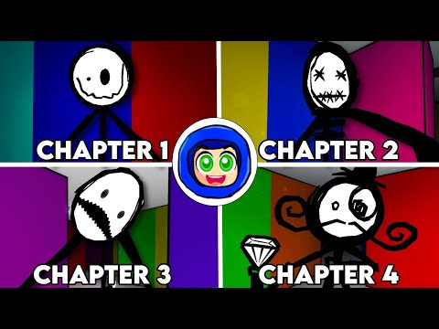 I Player ALL Chapters of Roblox COLOR or DIE: Chapter 1, 2 , 3 & 4 😱 (FULL GAME MOVIE)