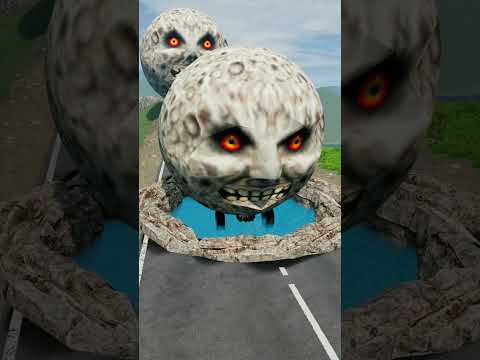 Big & Small Cars vs Water Pit - BeamNG.Drive