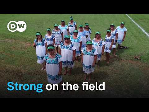 YouTube video thumbnail: Softball Team Stands up Against Sexism in Mexico