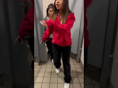 Teenagers in stall