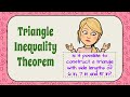 Triangle Inequality Theorem Concepts