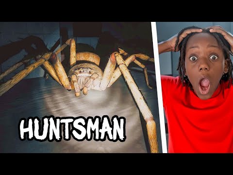 Kid FACES  his BIGGEST FEAR of Spiders in HUNTSMAN