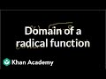 Understanding the Domain of a Function