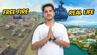 FREE FIRE SENTOSA ISLAND IN REAL LIFE 😳