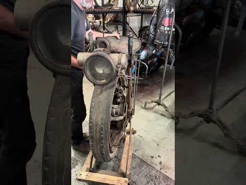 TRIVIA: who is this? The Very First AWD motorcycle! #americanpickers #motorcycle