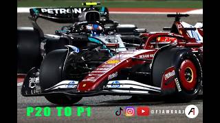 Can I get from P20 to P1 in 14 laps