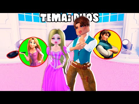 CREAMOS los DÚOS de PAREJAS DISNEY MÁS INCÓNICOS de DRESS TO IMPRESS 😍 Roblox