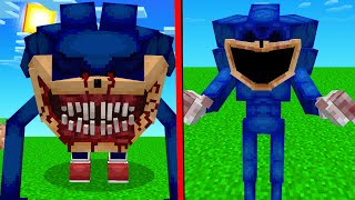 TESTEI TODOS OS SHIN SONIC EXE ADICIONADOS NO MINECRAFT