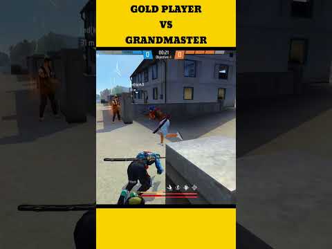 #shorts Gold Players vs Grandmaster Player - Garena Freefire Max
