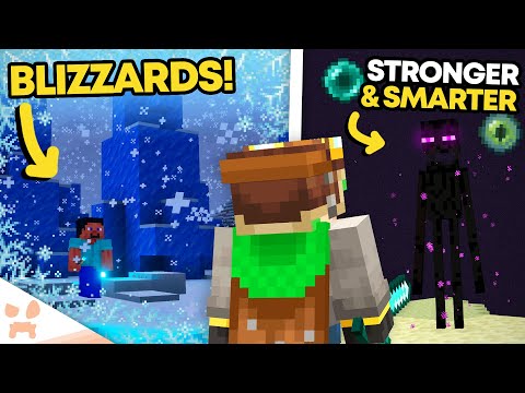 MINECRAFT JUST REVAMPED WEATHER & BIG NEW ENDERMAN UPDATE!
