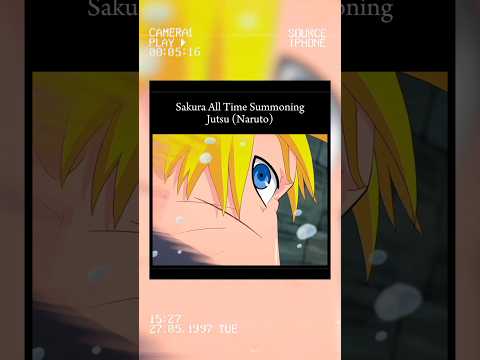 Sakura All Time Summoning Jutsu (Naruto) || Best Summon Of All Time 🔥 #shorts #anime #naruto